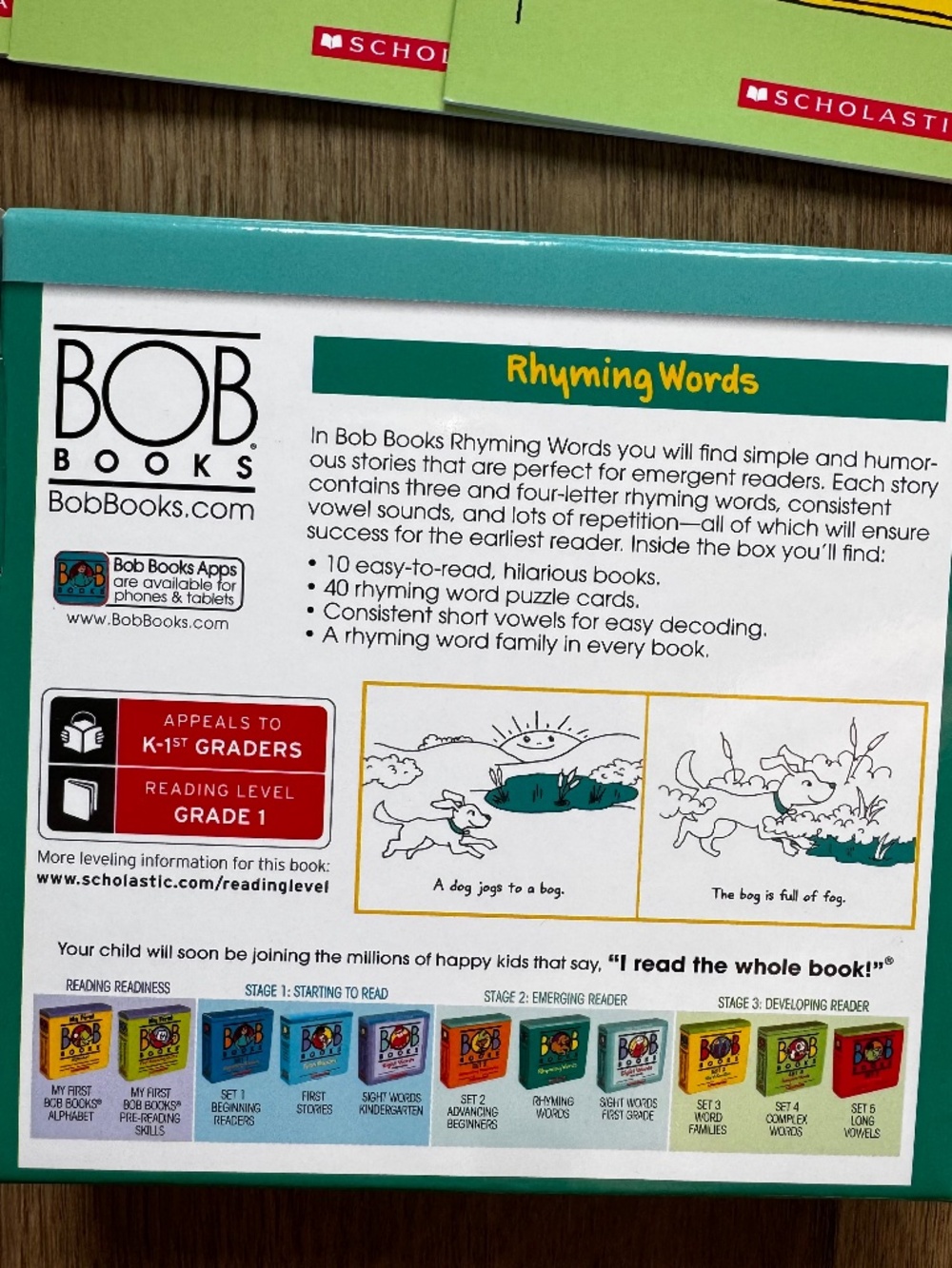 Bob Books Rhyming Words Stage 2 Complete Set - Picture 5 of 5